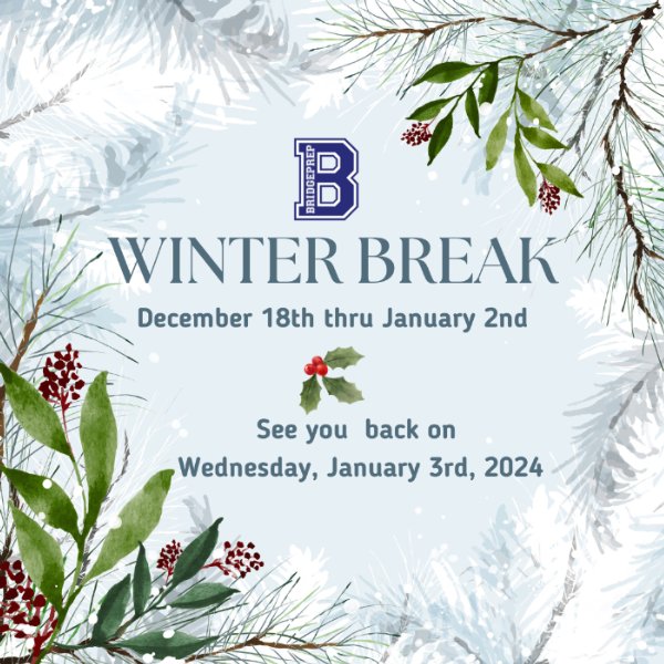 Winter Break 2023 Main Calendar BridgePrep Academy of Osceola